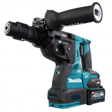 Perforateur burineur Makita SDS-Plus XGT 40 Volts MAX Lithium (Li-Ion) - XGT - SDS-Plus - 28mm - 2,9 J - force de frappe 2,9 joules - poids 3,6kg | HR002GM202