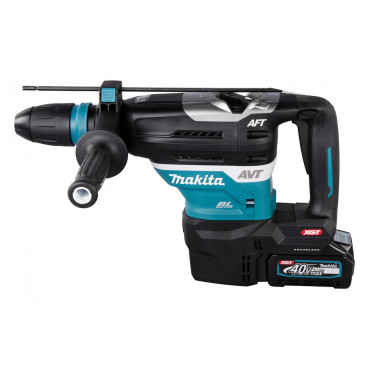 Perforateur burineur Makita SDS-Max XGT 40 Volts MAX Lithium (Li-Ion) - 4 Ah - 40mm - force de frappe 8 joules | HR005GM202