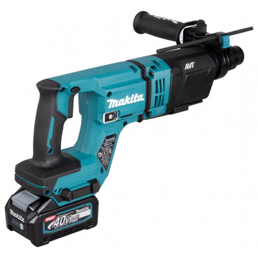 Perforateur burineur Makita SDS-Plus XGT 40 Volts MAX Lithium (Li-Ion) - 4 Ah - 3 J - force de frappe 3 joules - poids 3,1kg | HR007GM202