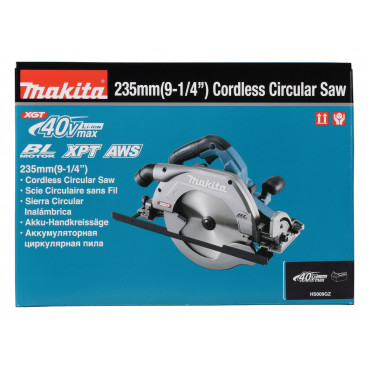 Scie circulaire Makita XGT Ø 235mm - 40 Volts MAX Lithium (Li-Ion) - (Produit seul) - poids 5,7kg | HS009GZ