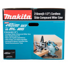 Image du produit : Scie à onglet radiale Makita XGT 40 Volts MAX Lithium (Li-Ion) - Ø 216mm - (Produit seul) | LS002GZ01