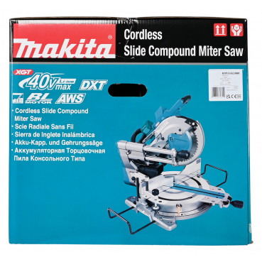 Scie à onglet radiale Makita XGT 40 Volts MAX - sans fil Lithium (Li-Ion) - Ø 260mm - (Produit seul) - poids 27,2kg | LS004GZ01