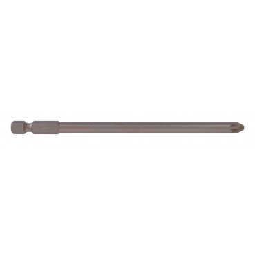 Embout de vissage long 110 à 141mm POZIDRIV - PZ2 Ø 6mm Hexa 1/4" - longueur totale 127mm - 10 pièce(s) Makita | P-13580