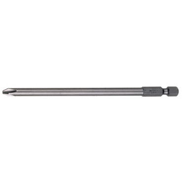 Embout de vissage long 110 à 141mm POZIDRIV - PZ2 Ø 6mm Hexa 1/4" - 10 pièce(s) Makita | P-21618