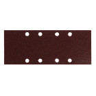 Image du produit : Feuille rectangulaire abrasive 93x230mm - 4 + 4 trous - longueur totale 230mm - largeur 93mm - grain 40 - 10 pièce(s) Makita | P-31837