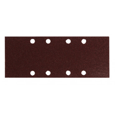 Feuille rectangulaire abrasive 93x230mm - 4 + 4 trous - longueur totale 230mm - largeur 93mm - grain 40 - 10 pièce(s) Makita | P-31837