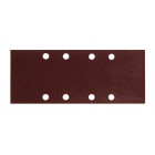 Image du produit : Feuille rectangulaire abrasive 93x230mm - 4 + 4 trous - longueur totale 230mm - largeur 93mm - grain 80 - 10 pièce(s) Makita | P-31859