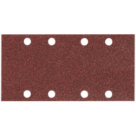 Feuille rectangulaire abrasive 93x185mm - 4 + 4 trous - Auto-agrippant - longueur totale 185mm - largeur 93mm - grain 40 - 10 pièce(s) Makita | P-31871