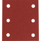 Image du produit : Feuille rectangulaire abrasive 114x102mm - 3 + 3 trous - Auto-agrippant - longueur totale 114mm - grain 120 - 10 pièce(s) Makita | P-33124