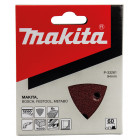 Image du produit : Feuille triangulaires abrasive 94mm - grain 60 - 10 pièce(s) Makita | P-33261