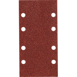 Feuille rectangulaire abrasive 93x185mm - 4 + 4 trous - Auto-agrippant - longueur totale 185mm - largeur 93mm - grain 150 - 10 pièce(s) Makita | P-35900