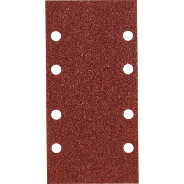 Feuille rectangulaire abrasive 93x185mm - 4 + 4 trous - Auto-agrippant - longueur totale 185mm - largeur 93mm - grain 150 - 10 pièce(s) Makita | P-35900