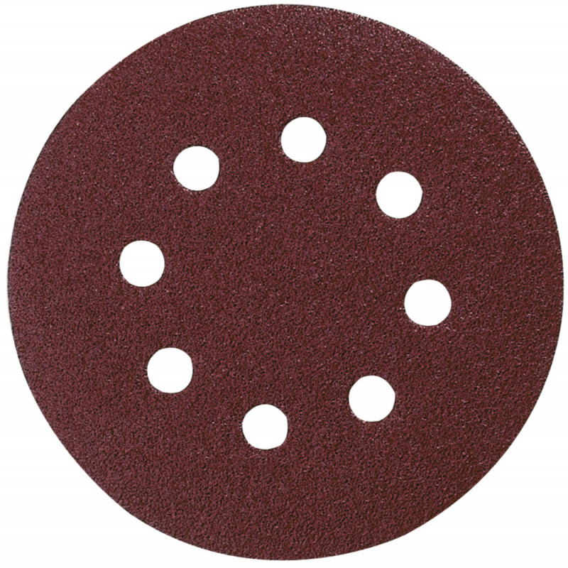 Disque abrasif Ø 125mm auto-agrippant 8 trous (bois/métal) - grain 40 - 10 pièce(s) Makita | P-43533