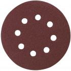 Image du produit : Disque abrasif Ø 125mm auto-agrippant 8 trous (bois/métal) - grain 240 - 10 pièce(s) Makita | P-43599