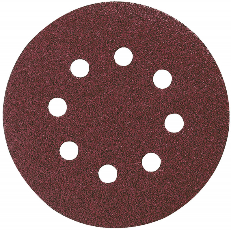 Disque abrasif Ø 125mm auto-agrippant 8 trous (bois/métal) - grain 320 - 10 pièce(s) Makita | P-43608