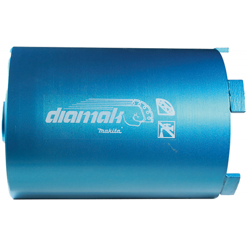 Trépans diamantés pour usage à sec DIAMAK - diamètre 107mm - longueur totale 150mm Makita | P-64141