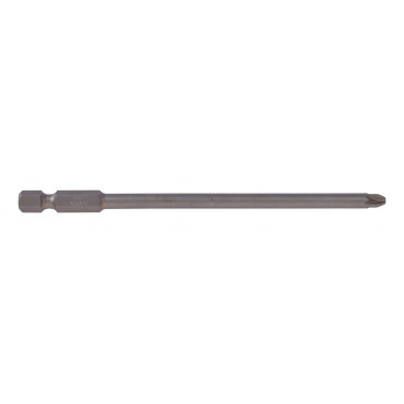 Embout de vissage long 117 à 177mm POZIDRIV - PZ2 Ø 5mm Hexa 1/4" - longueur totale 117mm - 10 pièce(s) Makita | P-66260