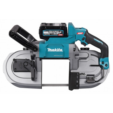 Scie à ruban Makita 127mm XGT 40 Volts MAX - sans fil Lithium (Li-Ion) - 4 Ah - poids 5,88kg | PB002GM201