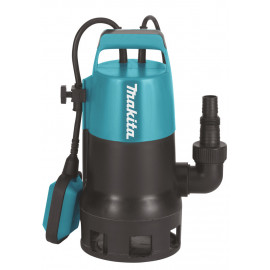 Pompe vide-cave Makita à eau chargée - 400 Watts - débit 140 litres par minutes - poids 3,30kg | PF0410