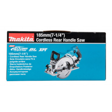 Scie circulaire Makita XGT Ø 185mm - 40 Volts MAX Lithium (Li-Ion) - (Produit seul) - poids 4,3kg - alésage 30mm | RS001GZ