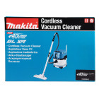 Image du produit : Aspirateur Makita XGT 40 Volts MAX Lithium (Li-Ion) - 230 mbar - (Produit seul) - capacité sac poussière 15 litres | VC003GLZ