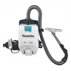 Image du produit : Aspirateur Makita dorsal XGT 40 Volts MAX Lithium (Li-Ion) - (Produit seul) - capacité sac poussière 1,5 - 2 litres - poids 4,1kg | VC008GZ