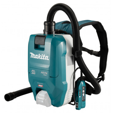 Aspirateur Makita à dos XGT 40 Volts MAX - sans fil Lithium (Li-Ion) - AWS - (Produit seul) - capacité sac poussière 2 litres | VC009GZ01