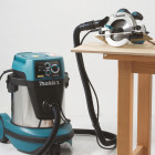 Image du produit : Aspirateur Makita 22 litres 1 050 Watts - 220 mbar - kit d'accessoires - 1050 Watts - capacité réservoir poussière 22 litres | VC2211MX1