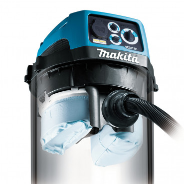 Aspirateur Makita 32 litres 1 050 Watts - 220 mbar - 1050 Watts - capacité réservoir poussière 32 litres | VC3211HX1