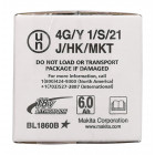 Image du produit : Batterie Makita Makstar Lithium (Li-Ion) 18 Volts - sans fil / 6 Ah - BL1860B ( témoin de charge intégré ) - poids 0,66kg | 197422-4