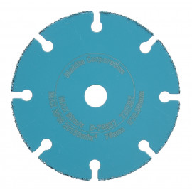 Disque diamant carbure 76mm - diamètre 76mm - alésage 10mm - épaisseur 1,7mm Makita | D-74837