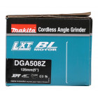 Image du produit : Meuleuse Makita Ø 125mm LXT 18 Volts - sans fil Lithium (Li-Ion) - (Produit seul) - filetage M14 | DGA508Z