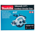 Image du produit : Scie circulaire Makita LXT 18 Volts - sans fil Lithium (Li-Ion) - Ø 165mm - (Produit seul) | DSS610Z