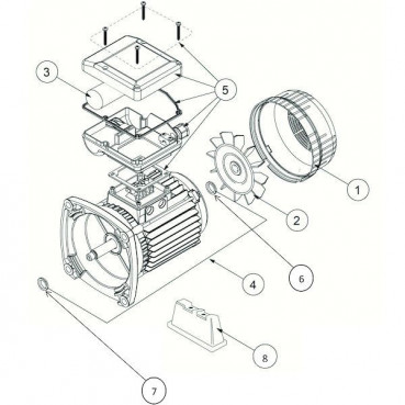 Surpresseur piscine BOOSTRITE triphasé - 1.10kW PENTAIR | ZBR47670