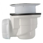 Image du produit : Bonde receveur de douche plastique à grille inox Ø 60 sortie horizontale diamètre Ø 60mm x 40mm Nicoll | 0205001