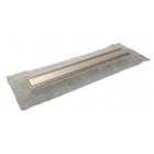 Image du produit : Caniveau de douche pour grille 70 mm avec grille réversible diamètre Ø 40mm - largeur 138mm - longueur 780mm Nicoll | 0205506