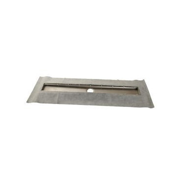 Caniveau de douche pour grille 70 mm sans grille et cadre diamètre Ø 40mm - largeur 138mm - longueur 880mm Nicoll | 0205512