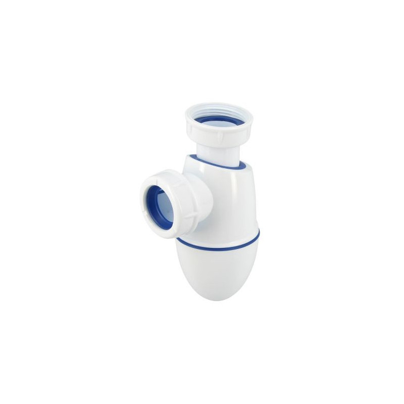 Siphon de lavabo Bi-matière Easyphon avec joints intégrés diamètre Ø 32mm x 32mm Nicoll | 0291282