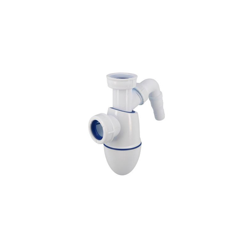 Siphon de lavabo Bi-matière Easyphon avec joints intégrés diamètre Ø 32mm x 32mm Nicoll | 0291302