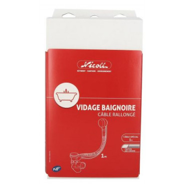 Vidage baignoire Turbobain Nicoll | 0293584