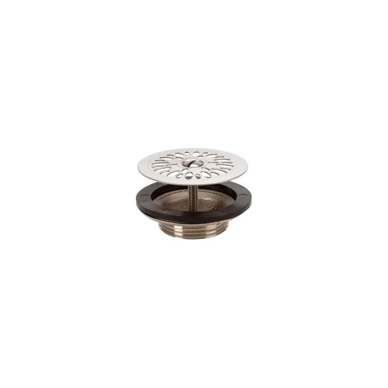 Bonde de lavabo laiton à grille diamètre Ø 55mm Nicoll | 0501026