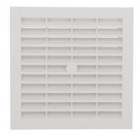 Image du produit : Grille de ventilation à visser ou à coller classique carrée - hauteur 154mm - largeur 154mm couleur Blanc Nicoll | 1B114