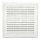 Image du produit : Grille de ventilation à sceller démontable et à fermeture carrée - hauteur 201mm - largeur 201mm couleur Blanc Nicoll | 1D164