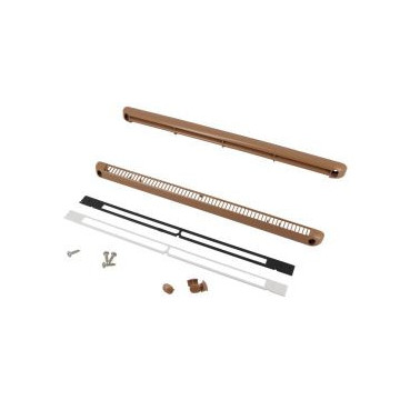 Kit universel entrée d'air autoréglable pour menuiseries couleur Marron bois clair Nicoll | 1EAHFC