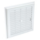 Image du produit : Grille de ventilation à sceller démontable et à fermeture carrée - hauteur 201mm - largeur 201mm couleur Blanc Nicoll | 1F164