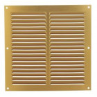 Image du produit : Grille de ventilation aluminium à visser carrée - persiennes sans moustiquaire - hauteur 200mm - largeur 200mm couleur Alu Doré Nicoll | 1L2020D