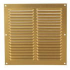 Image du produit : Grille de ventilation aluminium à visser carrée - persiennes sans moustiquaire - hauteur 200mm - largeur 200mm couleur Alu Doré Nicoll | 1L2020D