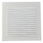 Image du produit : Grille de ventilation aluminium à visser carrée - persiennes avec moustiquaire - hauteur 200mm - largeur 200mm couleur Blanc Nicoll | 1LM2020B