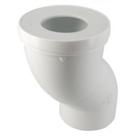 Pipe WC Coudée Courte D100 90° Femelle - Femelle