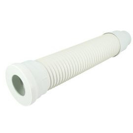 Pipe souple pour WC diamètre Ø 80mm x 85mm x 107mm - longueur 615mm Nicoll | 1REFLEX8